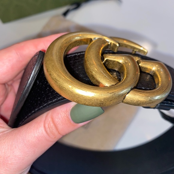✨Authentic Gucci GG Marmont Wide Belt 85✨ - Picture 3 of 7
